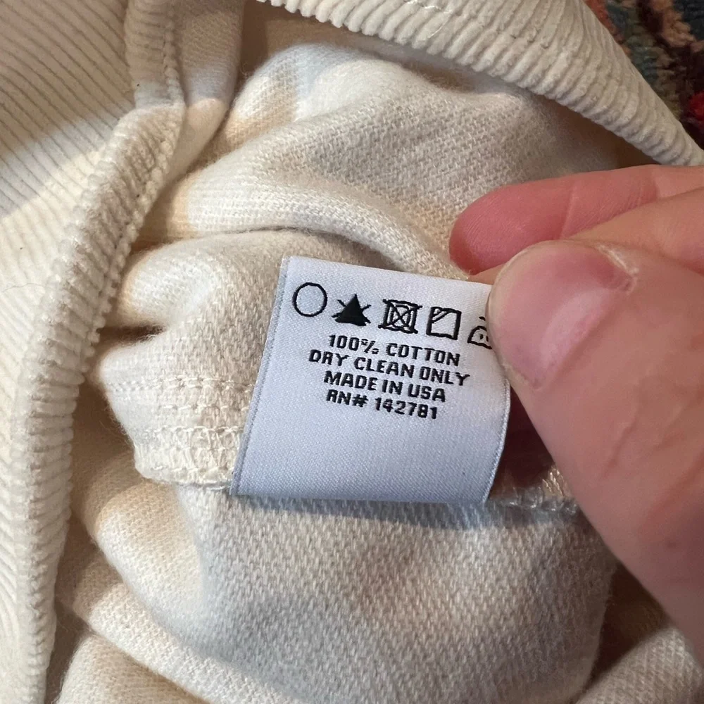 NWT Aime Leon Dore Cream Corduroy Button Up Shacket with Hood— Size Large - Picture 7 of 12